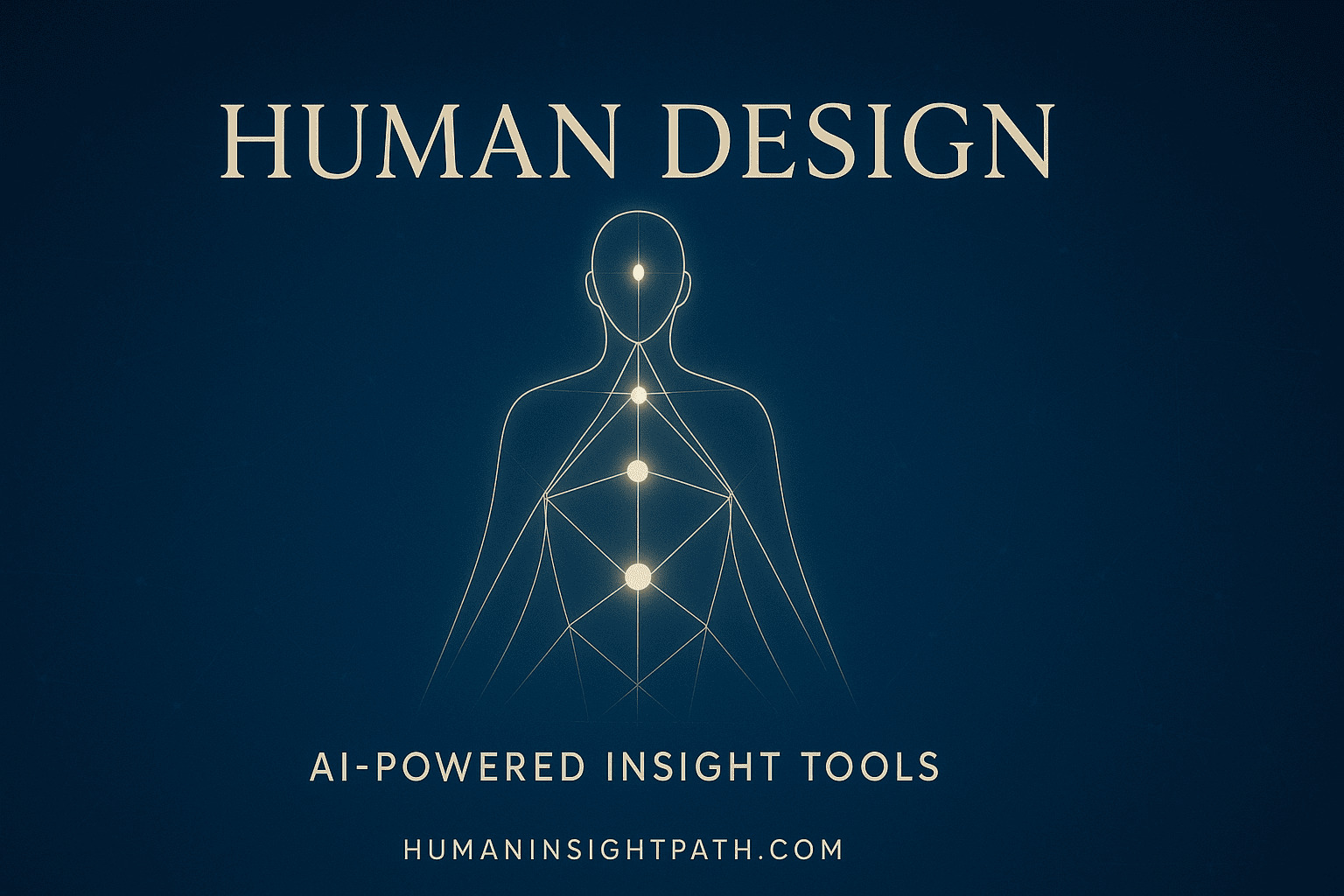 Human Design generator preview with a bodygraph chart